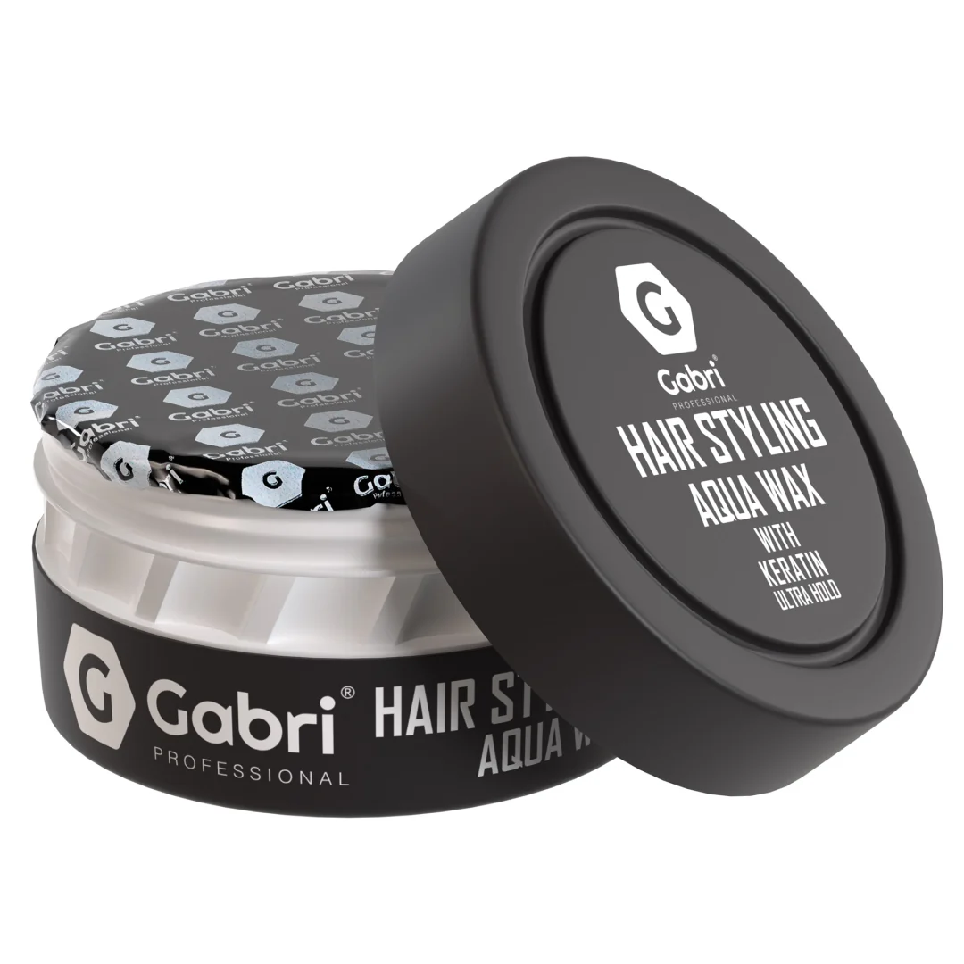 Gabri Professional Hair Styling Aqua Wax Keratin Ultra Hold 150ml - Image 3
