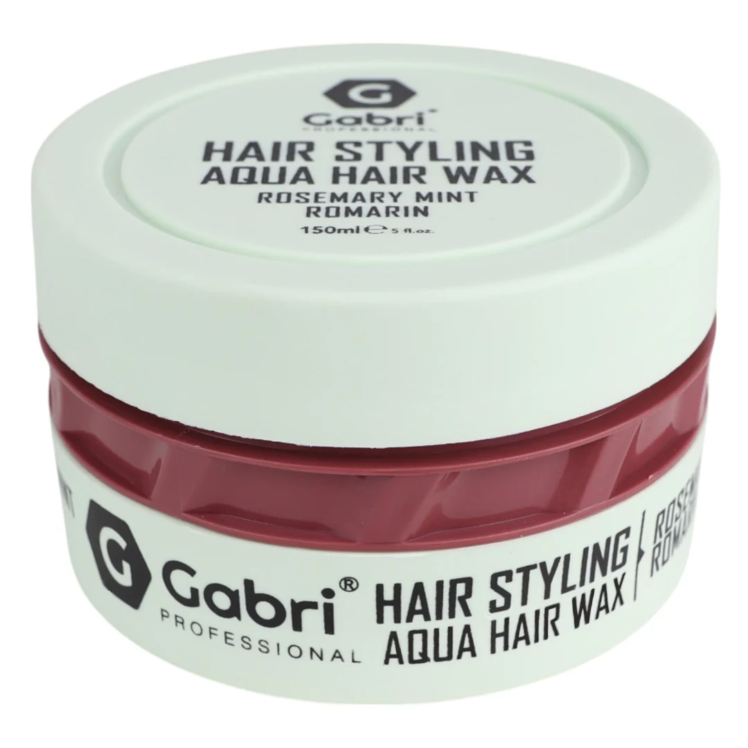 Gabri Professional Hair Styling Aqua Wax Rosemary Mint 150ml - Image 10