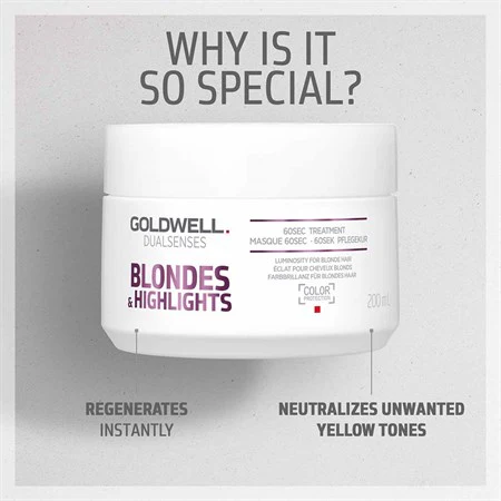 Goldwell Dualsenses Blondes & Highlights 60 Second Treatment 200ml - Image 2