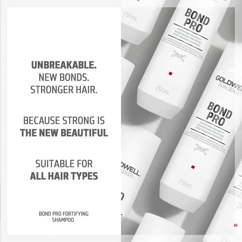 Goldwell DualSenses Bond Pro Fortifying Shampoo 250ml - Image 4