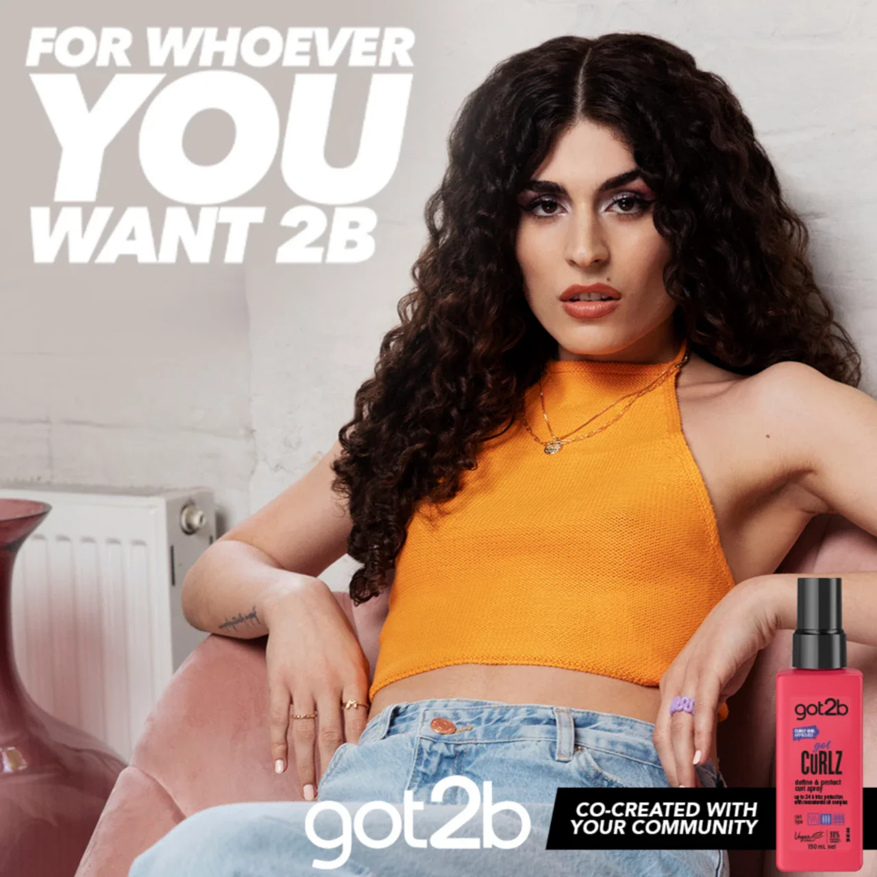 Schwarzkopf Got2b GotCurlz Define & Protect Hair Spray 150ml - Image 6