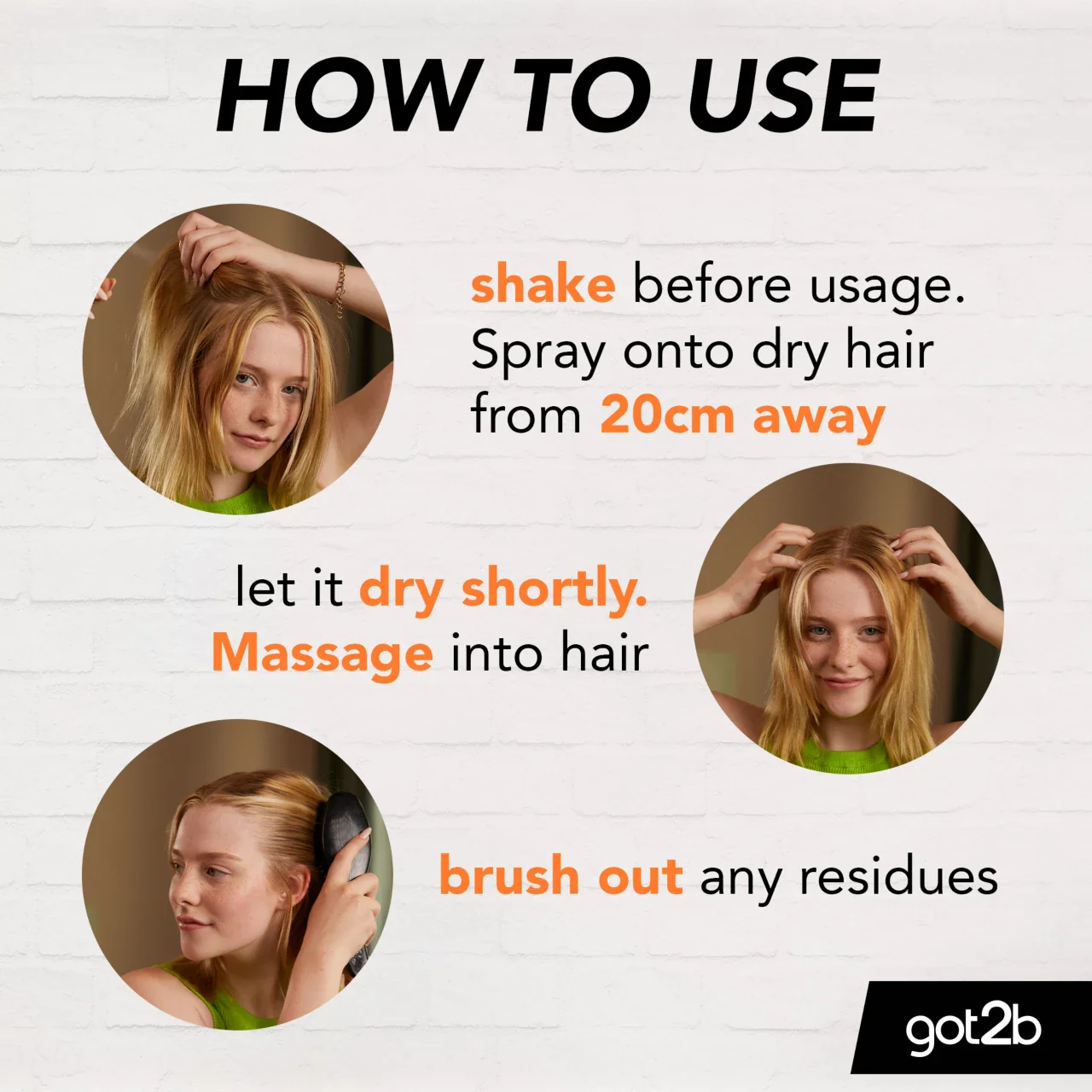 Schwarzkopf Got2b Dry Shampoo Extra Texture 200ml - Image 3