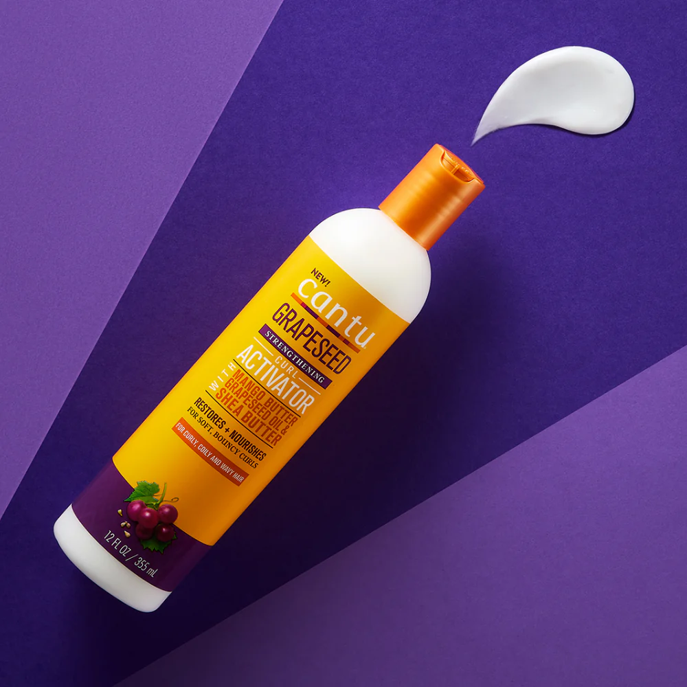 Cantu Grapeseed Strengthening Curl Activator Cream 355ml/12oz - Image 2