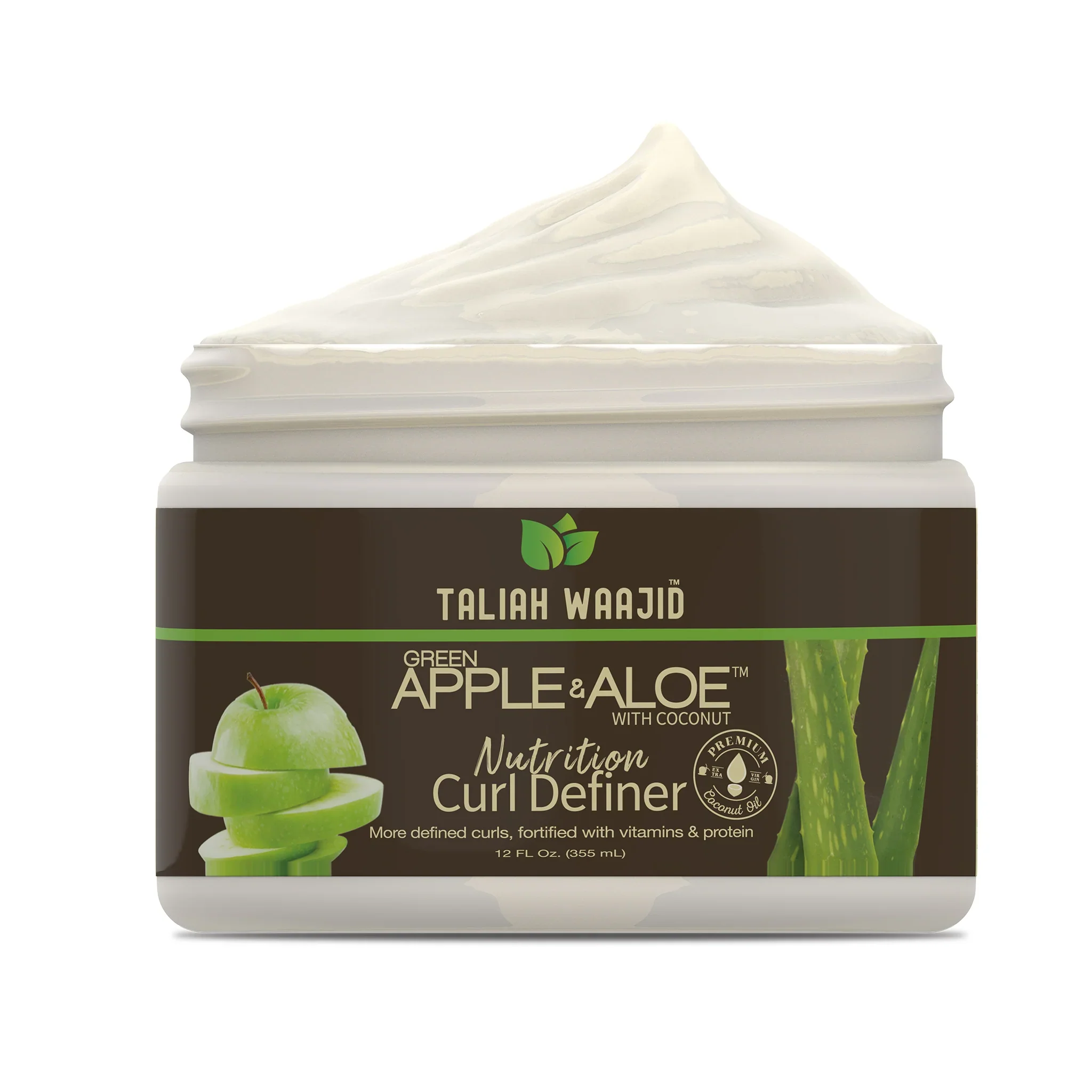 Taliah Waajid Green Apple & Aloe Nutrition Curl Definer 355ml - Image 2