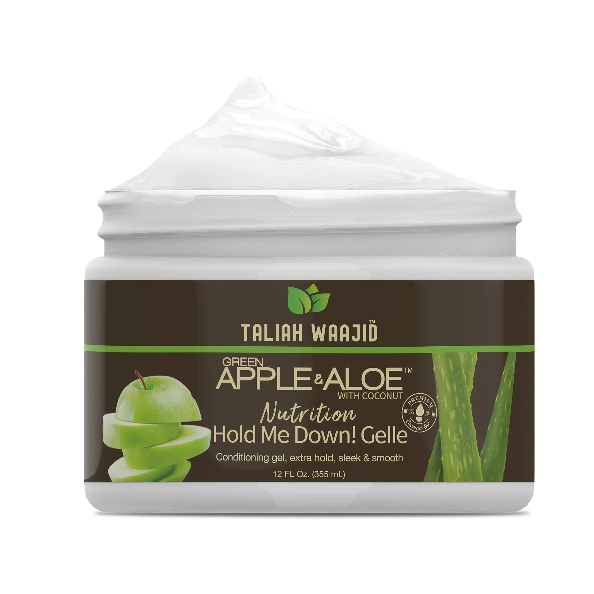 Taliah Waajid Green Apple & Aloe Nutrition Hold Me Down! Gelle 355ml - Image 2