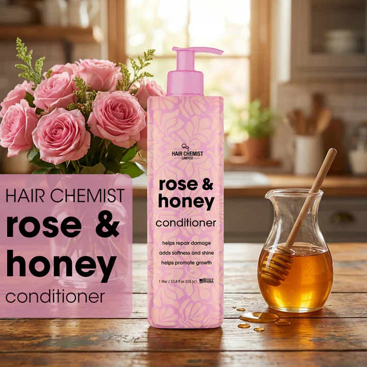 Hair Chemist Rose & Honey Conditioner 1 Litter/33.8oz - Image 6