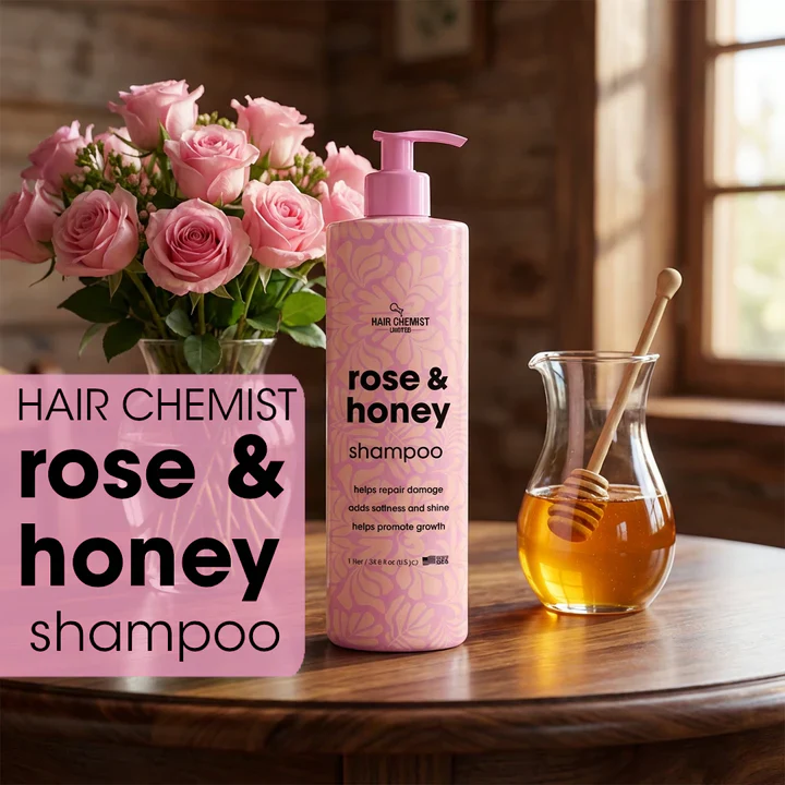Hair Chemist Rose & Honey Shampoo 1 Litter/33.8oz - Image 4