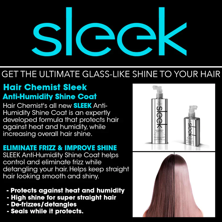 Hair Chemist SLEEK Anti Humidity Shine Coat & Curly Sealing Spray 88.7ml/3oz - Image 10