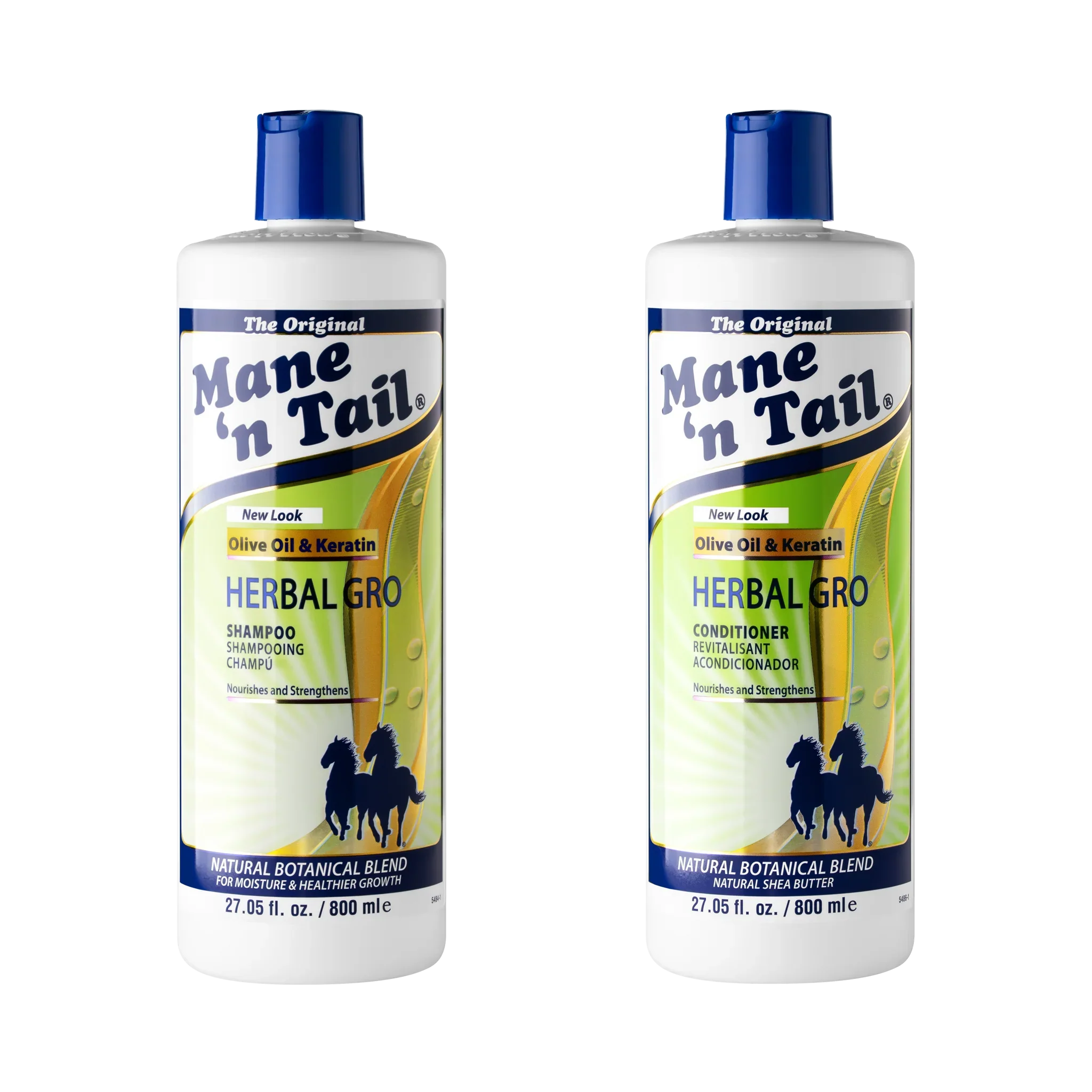 MANE N TAIL HERBAL GRO SHAMPOO-27.5 OZ AND CONDITIONER -27.5 OZ DUAL SET