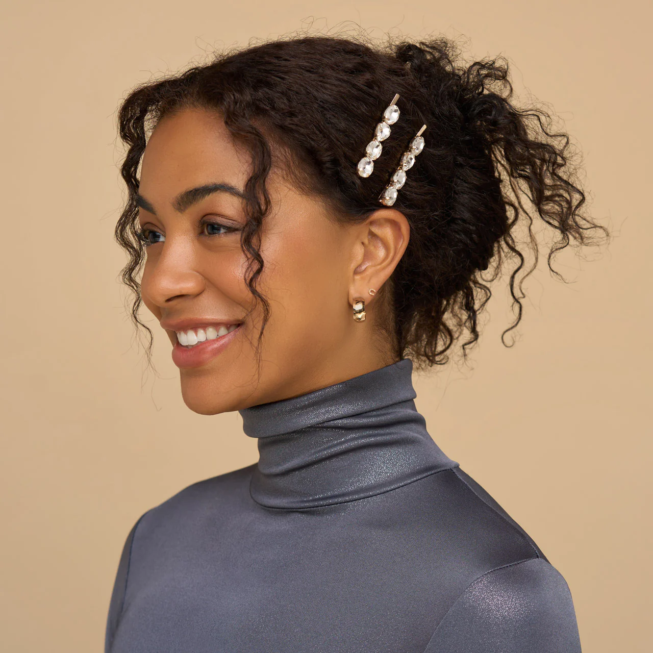 Kitsch Holiday Gemstone Bobby Pins 2pc Set - Image 4