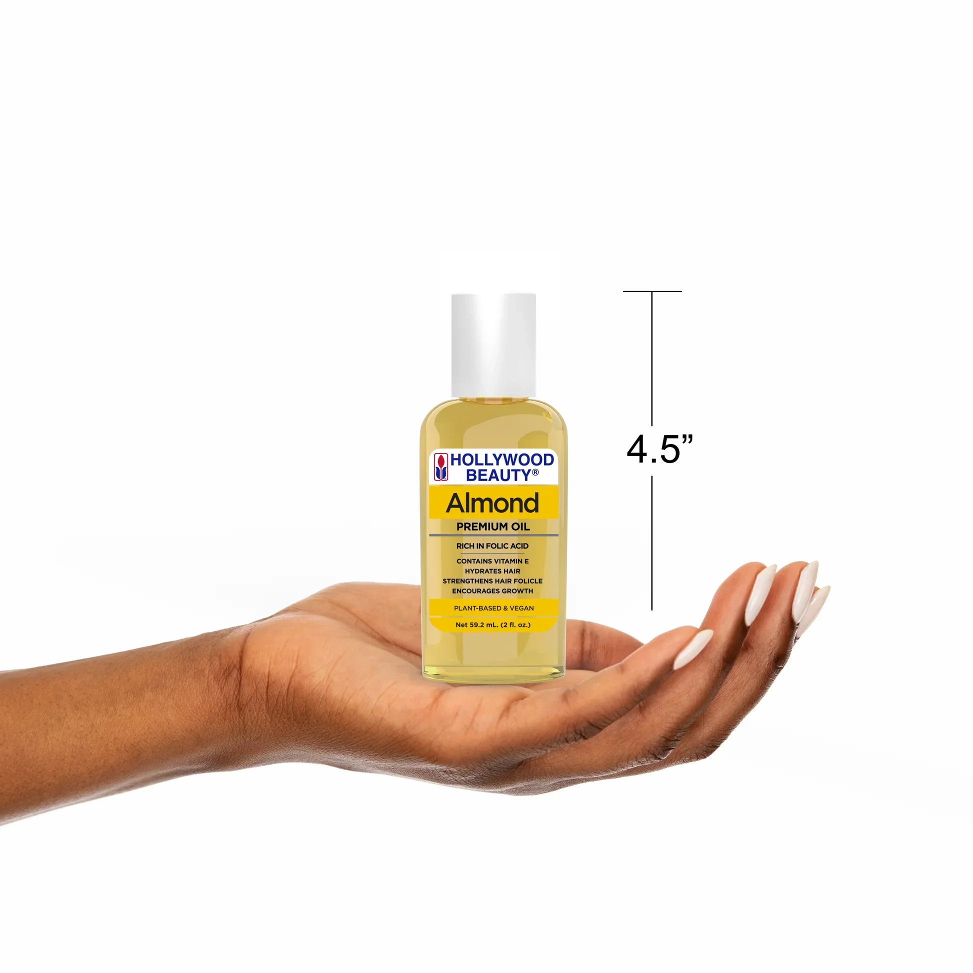 Hollywood Beauty Almond Premium Oil 59.2ml - Image 6