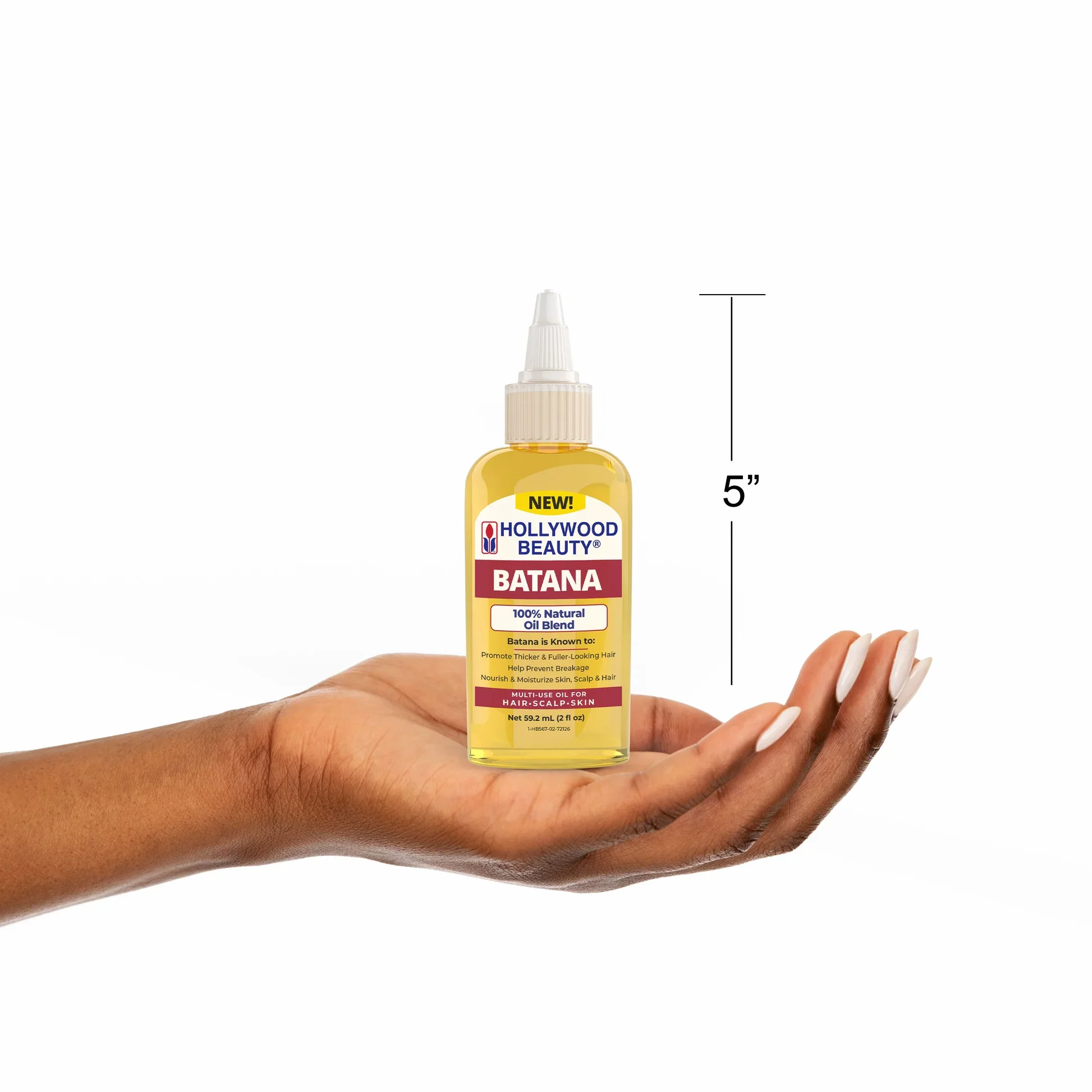 HollyWood Beauty Batana 100% Natural Oil Blend For Hair, Scalp, Skin, And Nails 59.2ml /2oz - Image 3