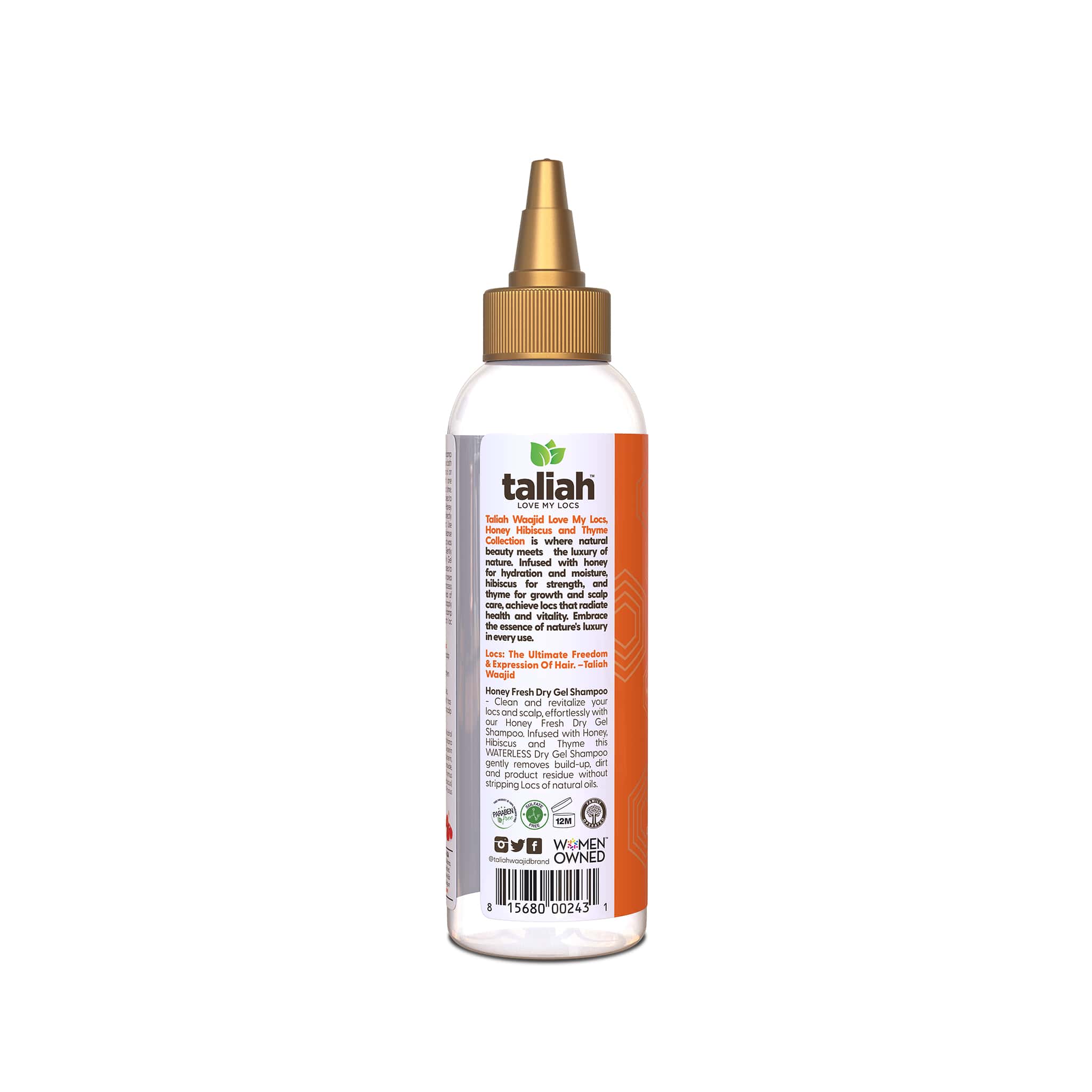 Taliah Waajid Honey Fresh Dry Gel Shampoo 118ml - Image 2