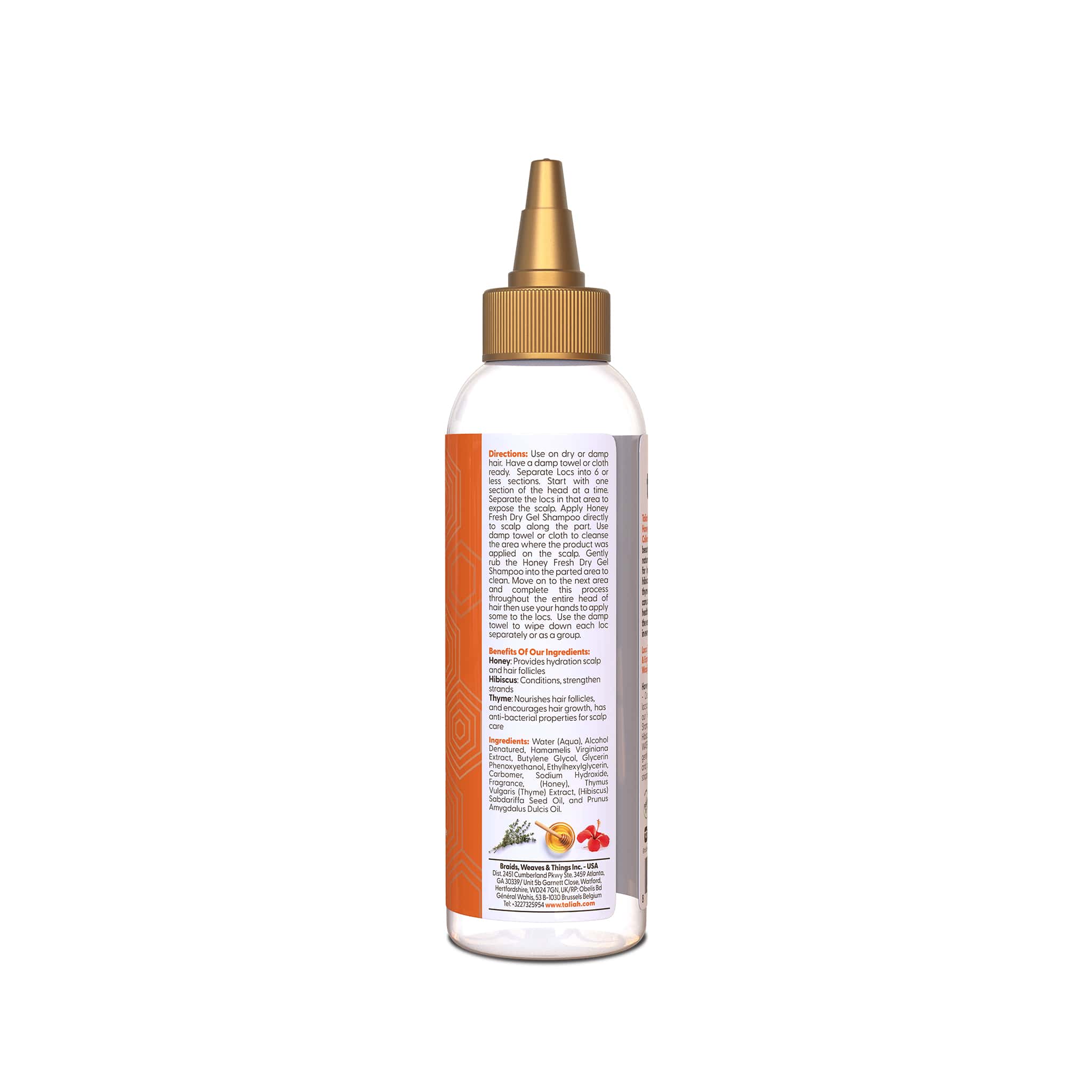 Taliah Waajid Honey Fresh Dry Gel Shampoo 118ml - Image 3