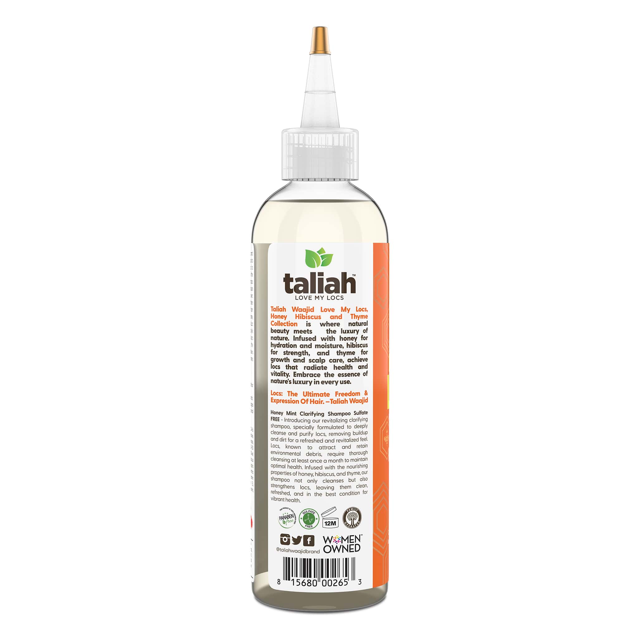 Taliah Waajid Honey Mint Clarifying Shampoo Sulfate Free 237ml - Image 2