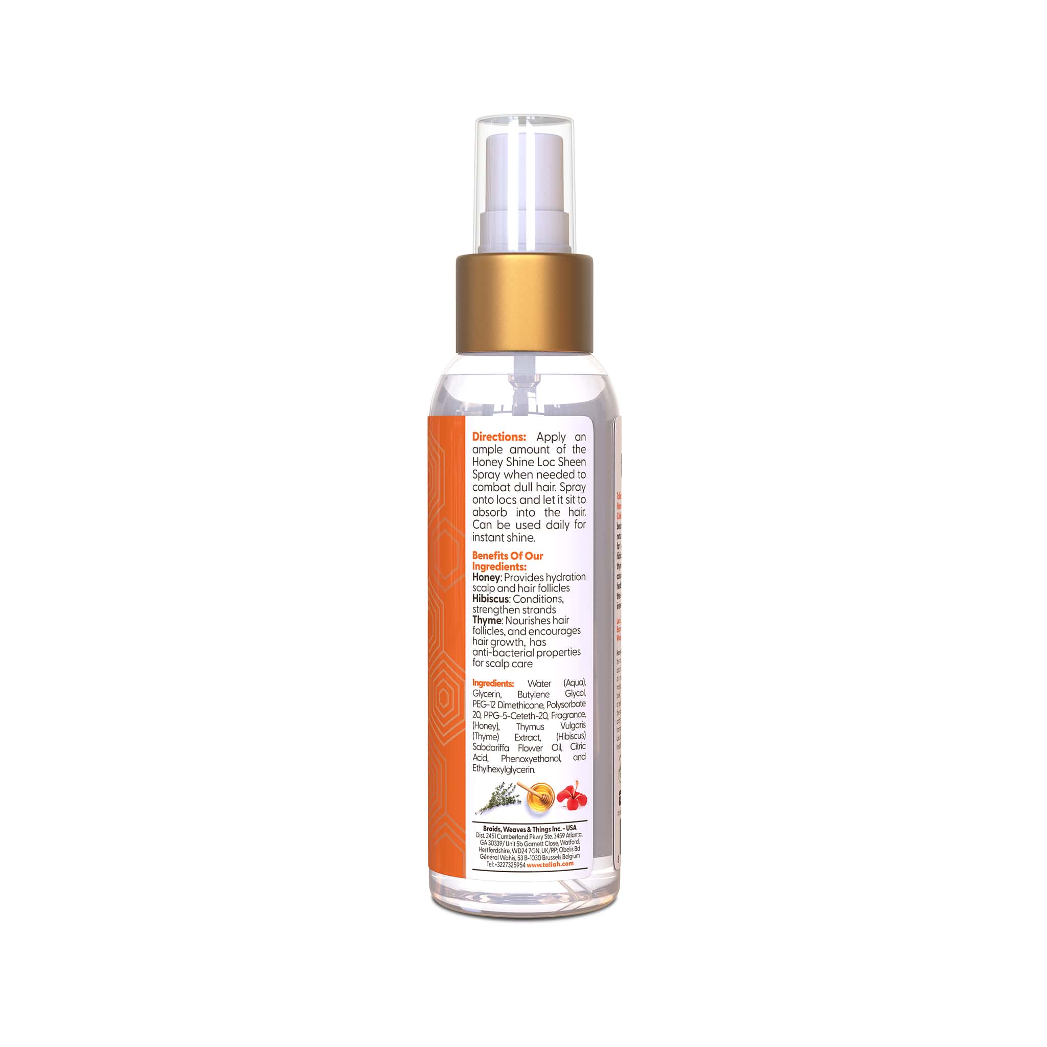 Taliah Waajid Honey Shine Loc Shine 118ml - Image 3