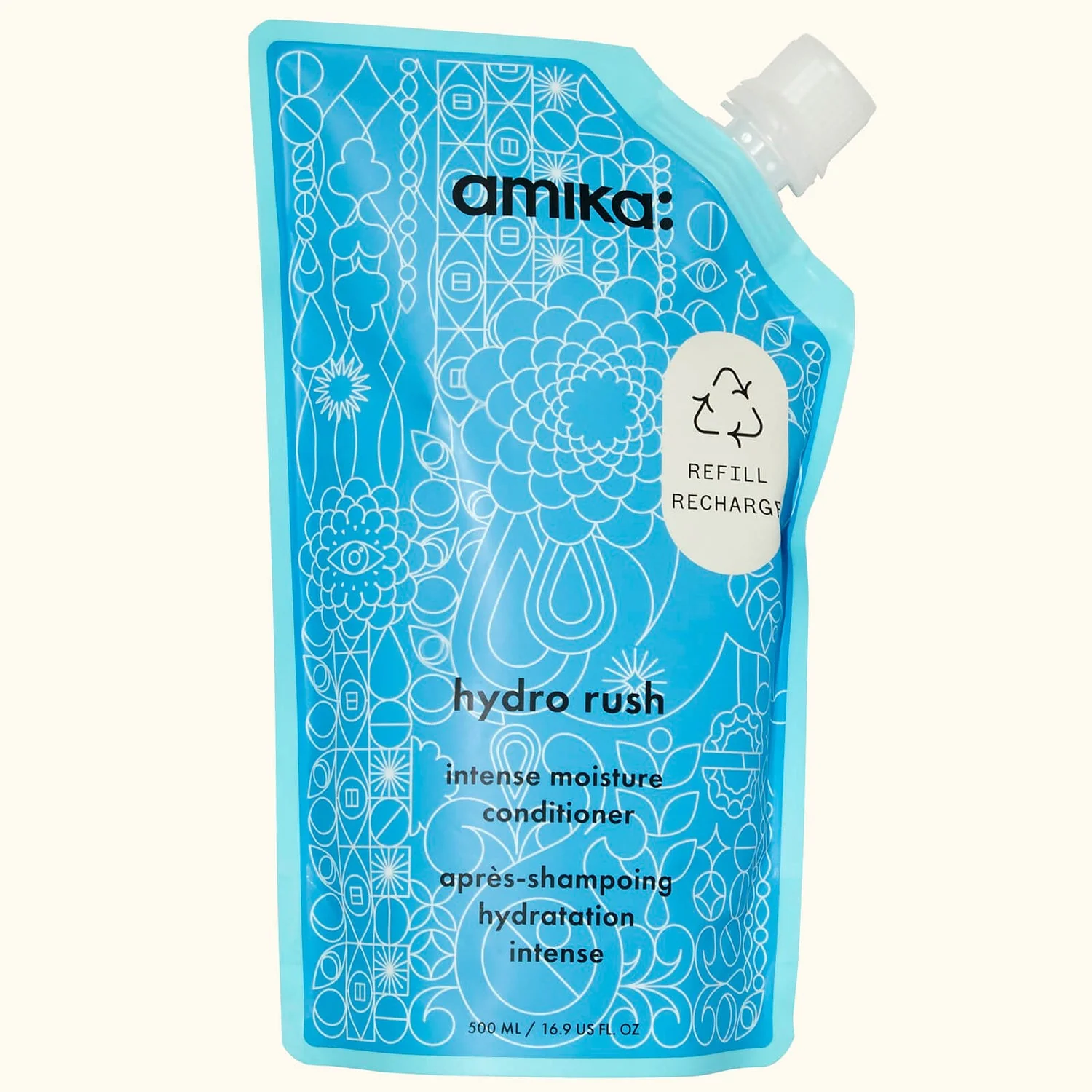 Amika Hydro Rush Intense Moisture Conditioner 275ml/9.2oz - Image 5