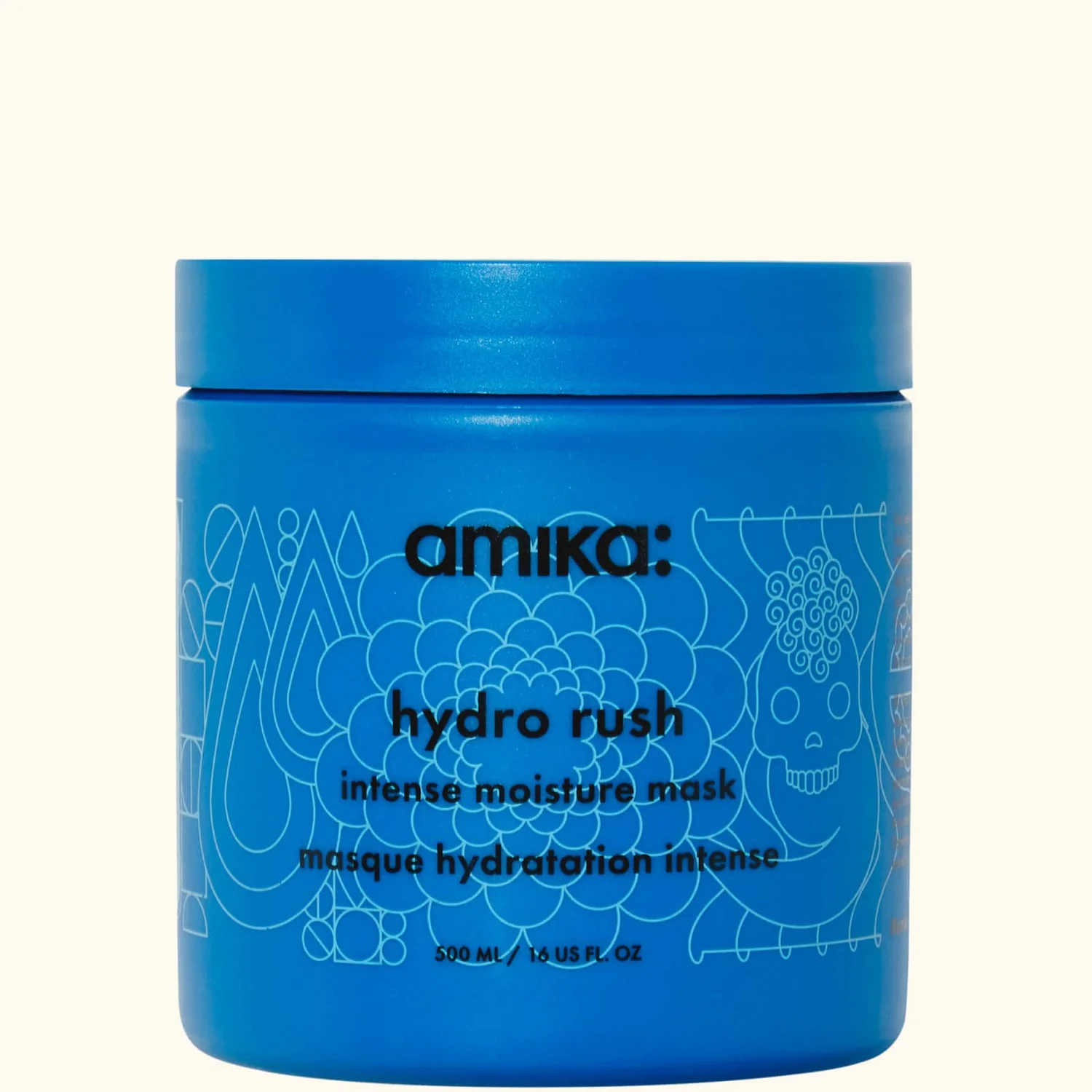 Amika Hydro Rush Intense Moisture Mask 250ml/8oz - Image 6