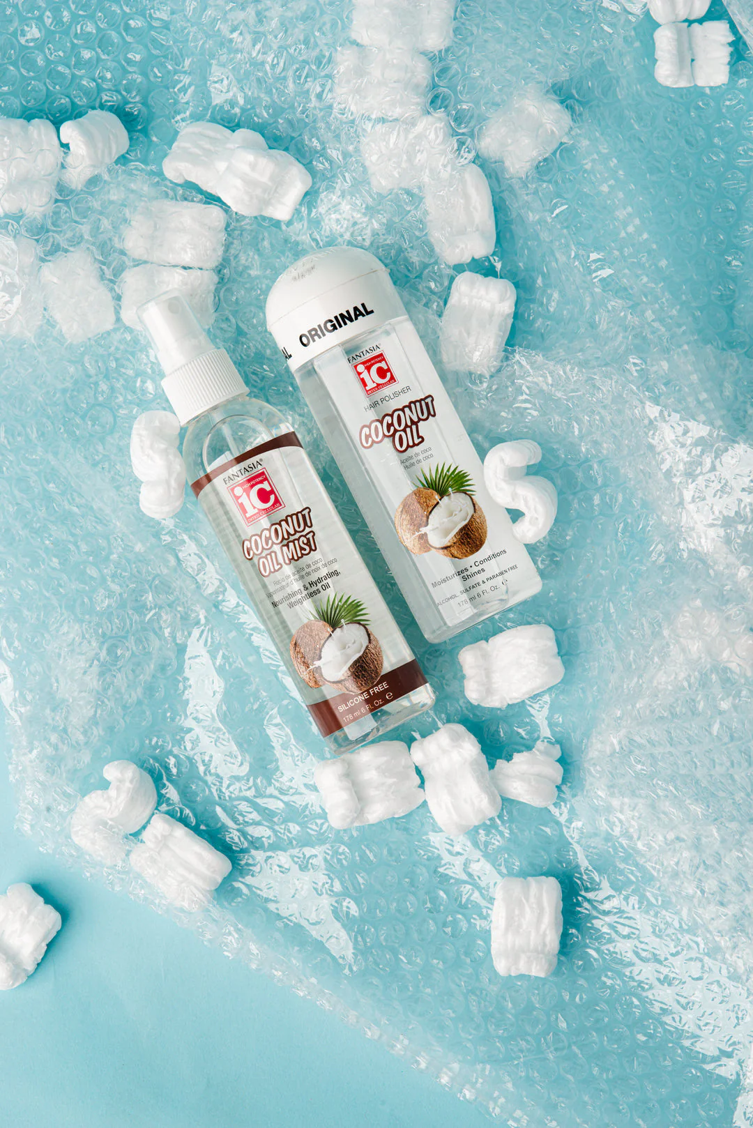 IC Fantasia Coconut Oil Hair Shine Polisher 178ml - Image 3