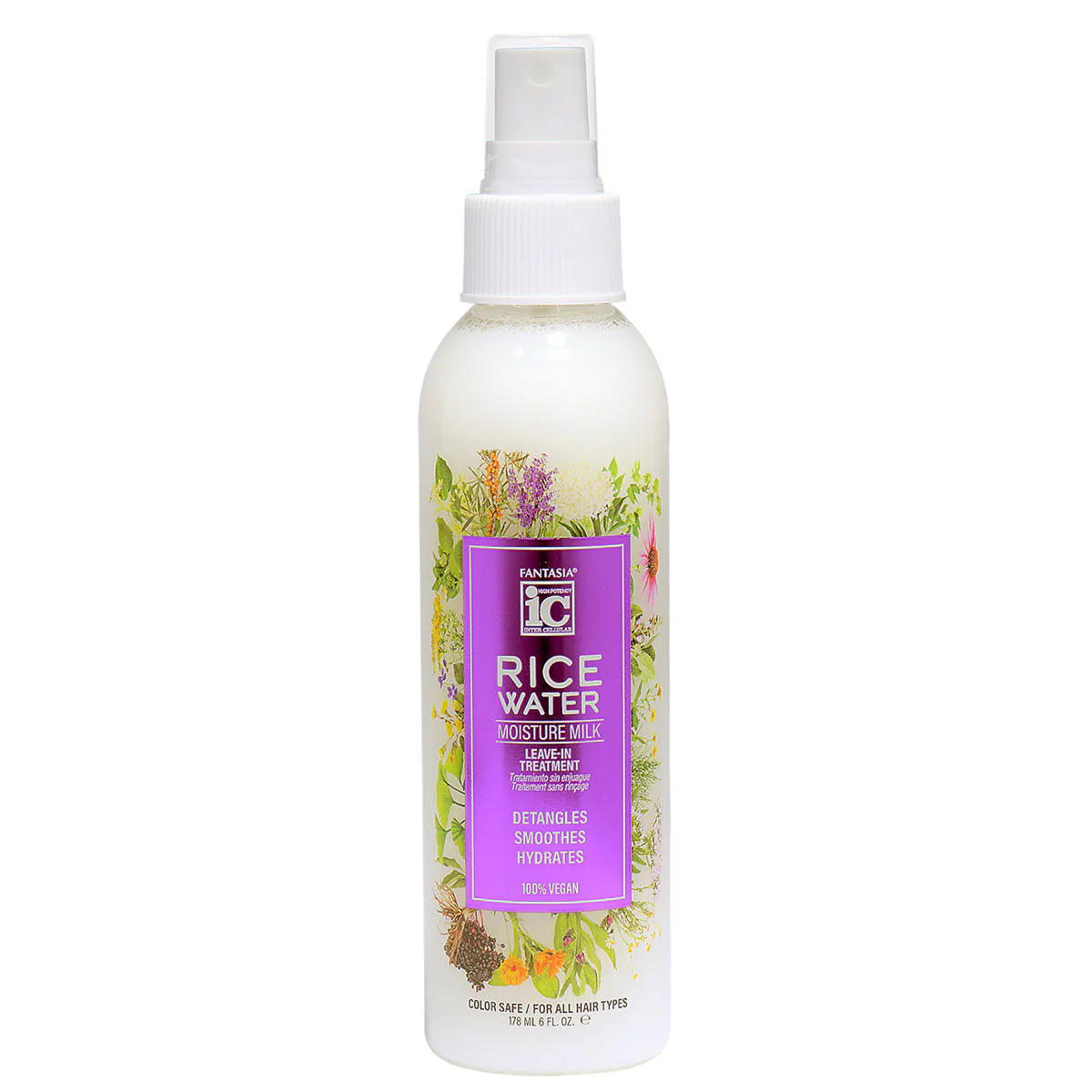 IC FANTASIA RICE WATER MOISTURE MILK LEAVE-IN TREATMENT 178ML