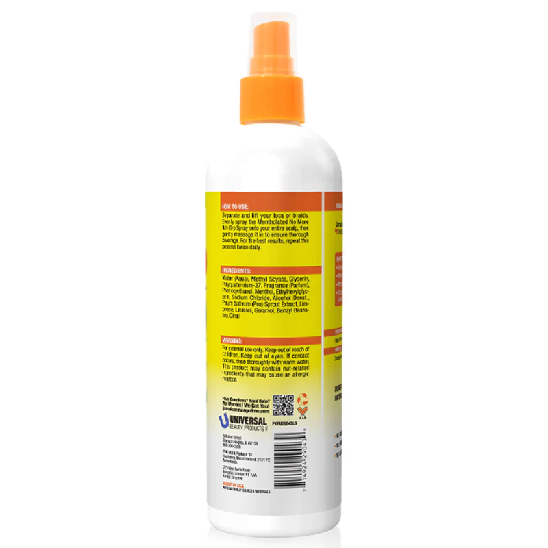 Jamaican Mango & Lime Mentholated No More Itch Gro Spray 237ml - Image 5