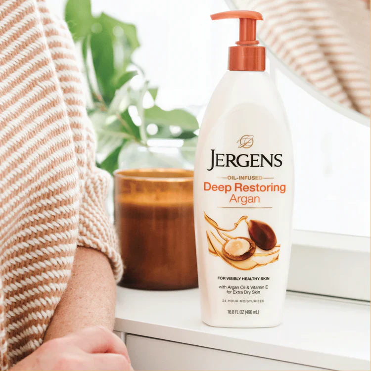 JERGENS Deep Restoring Argan Oil Moisturizer-496 ML - Image 3