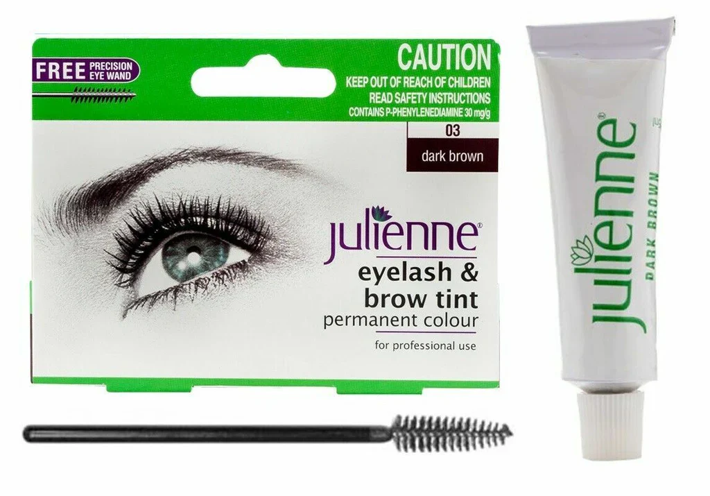Julienne Professional Tinting Eyelash & Eyebrow Dye Tint - Image 4