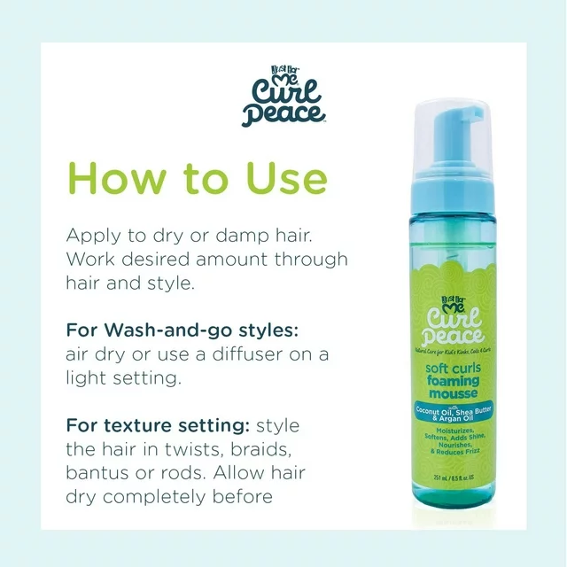 Curl Peace Soft Curls Foaming Mousse 251ml - Image 3