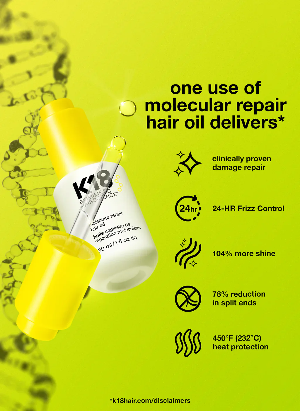 K18 molecular repair hair oil 30 ML - Image 8