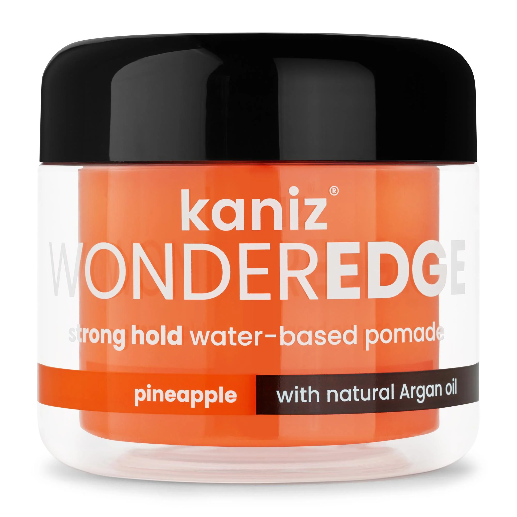 KANIZ WONDER EDGE SWEET PEACH SCENT STRONG HOLD WATER BASED POMADE 120ML - Image 10