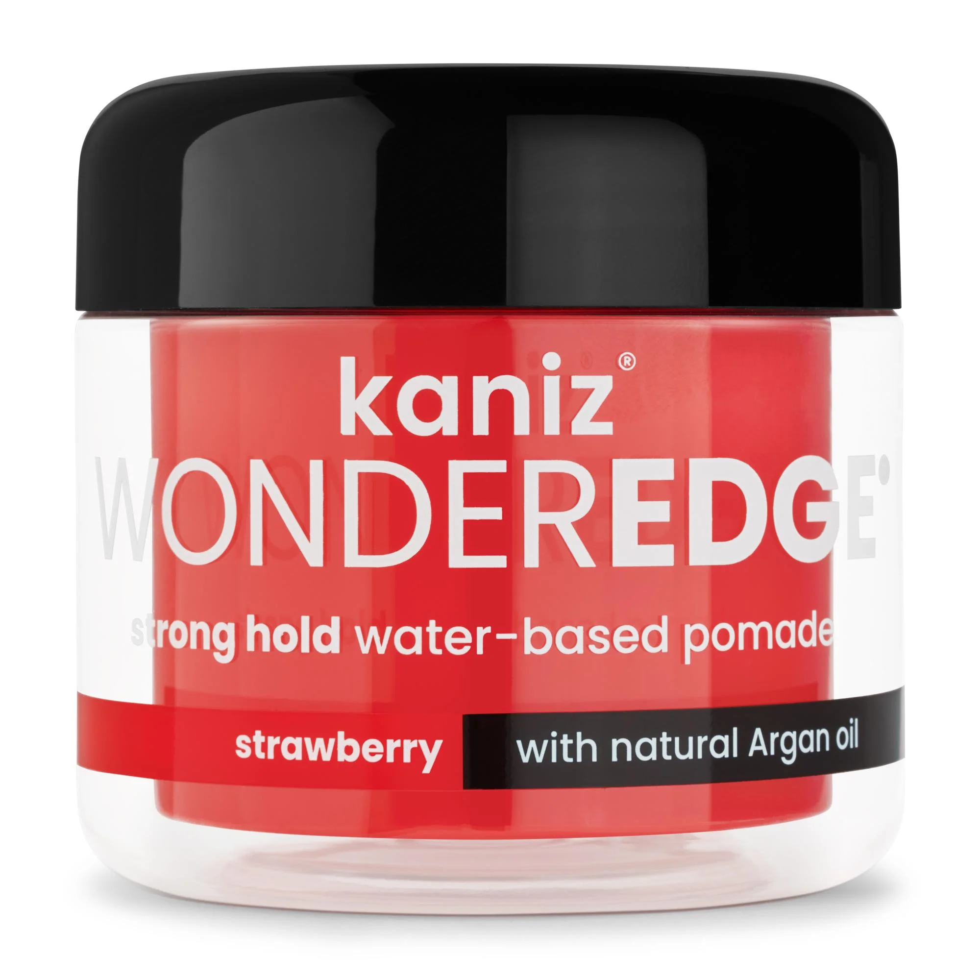 KANIZ WONDER EDGE SWEET PEACH SCENT STRONG HOLD WATER BASED POMADE 120ML - Image 12