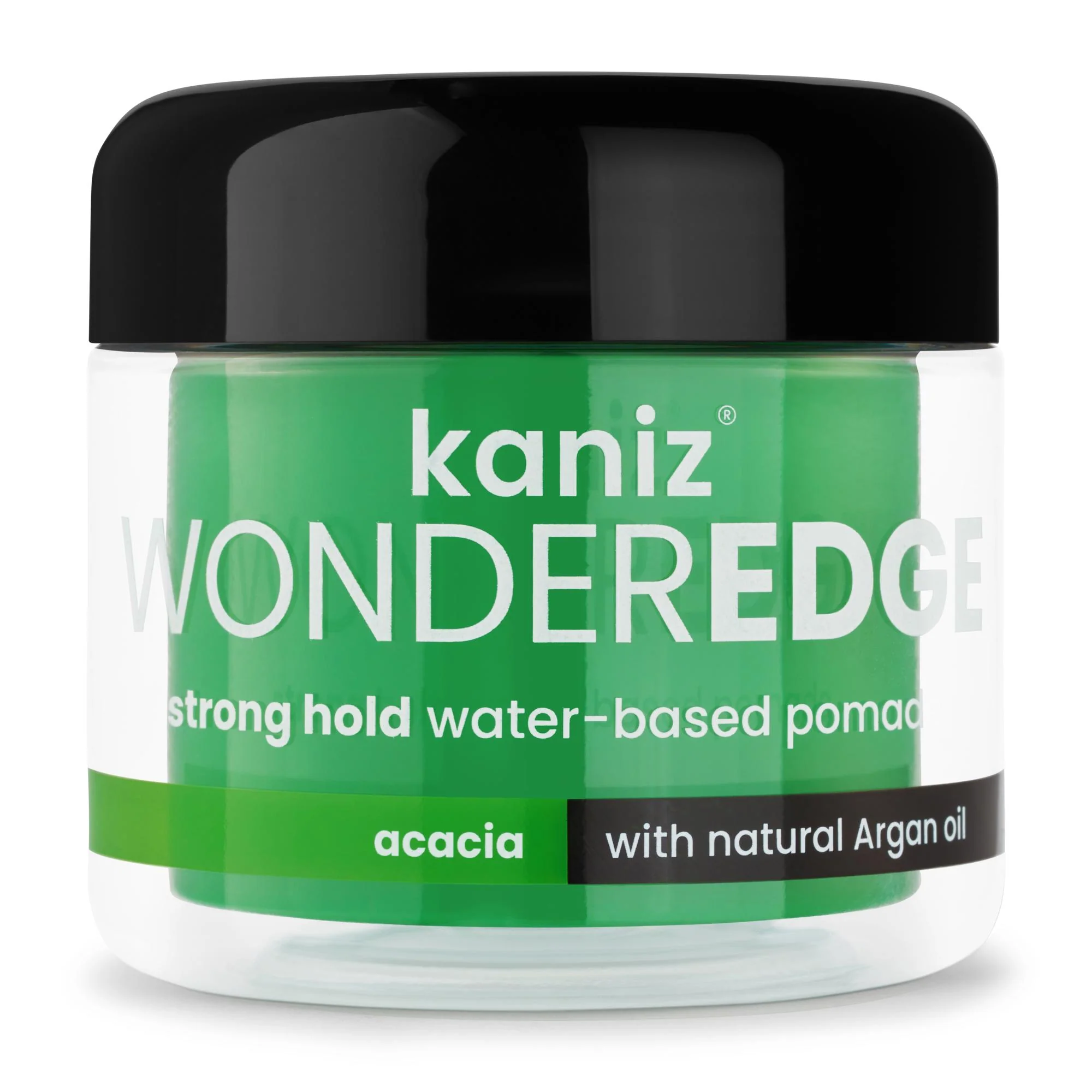 KANIZ WONDER EDGE SWEET PEACH SCENT STRONG HOLD WATER BASED POMADE 120ML - Image 4