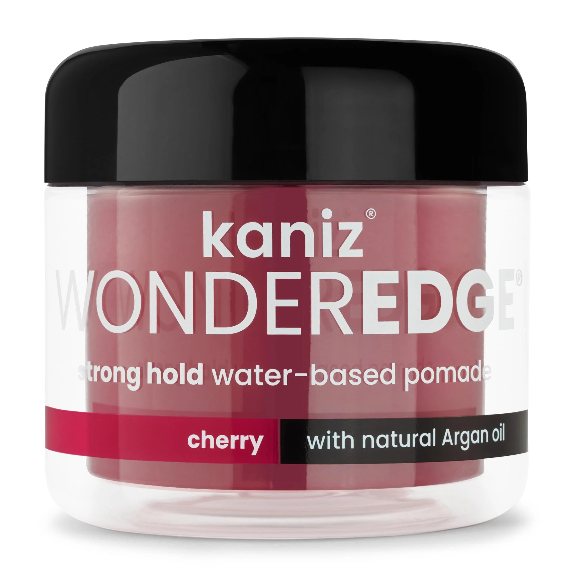 KANIZ WONDER EDGE SWEET PEACH SCENT STRONG HOLD WATER BASED POMADE 120ML - Image 6