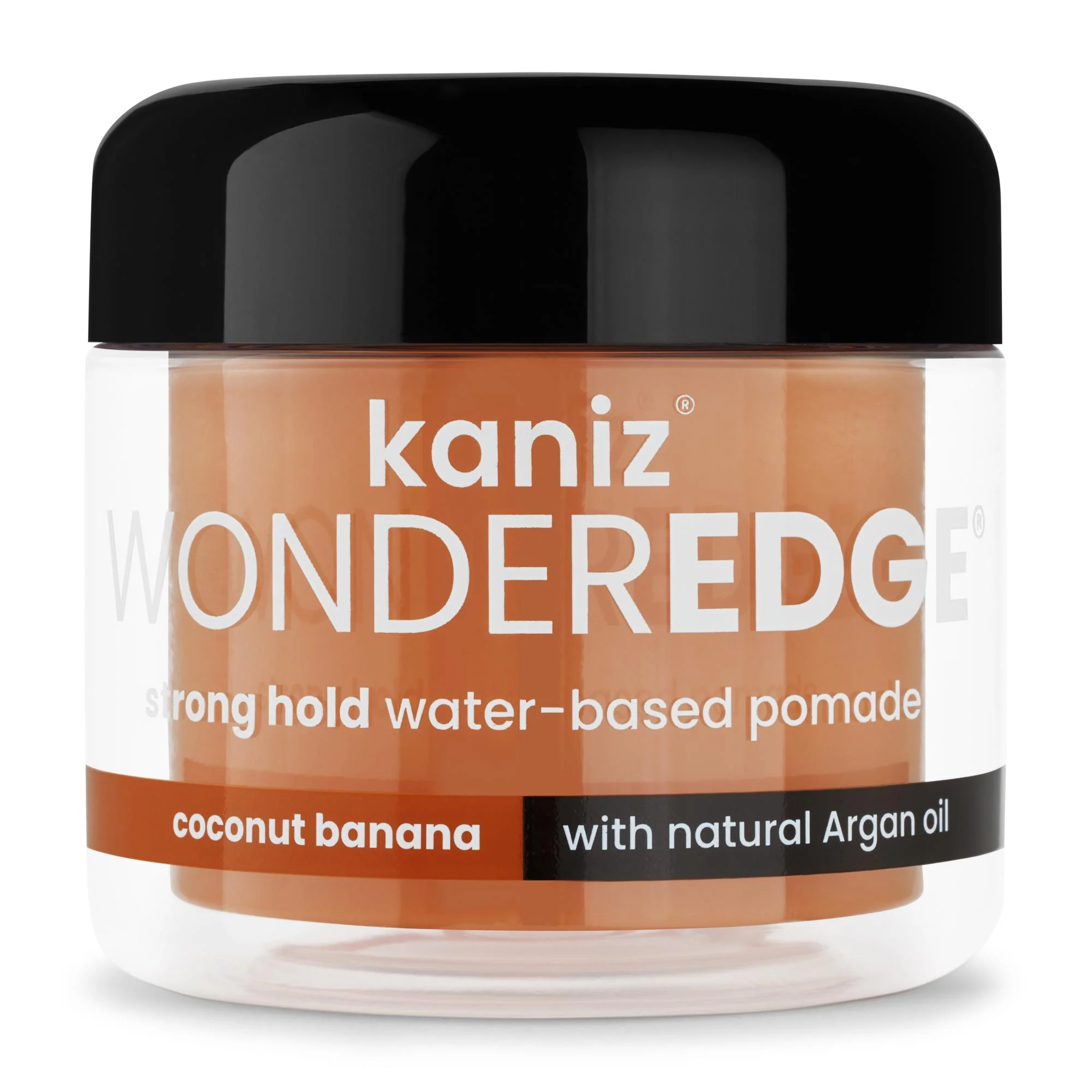 KANIZ WONDER EDGE SWEET PEACH SCENT STRONG HOLD WATER BASED POMADE 120ML - Image 8