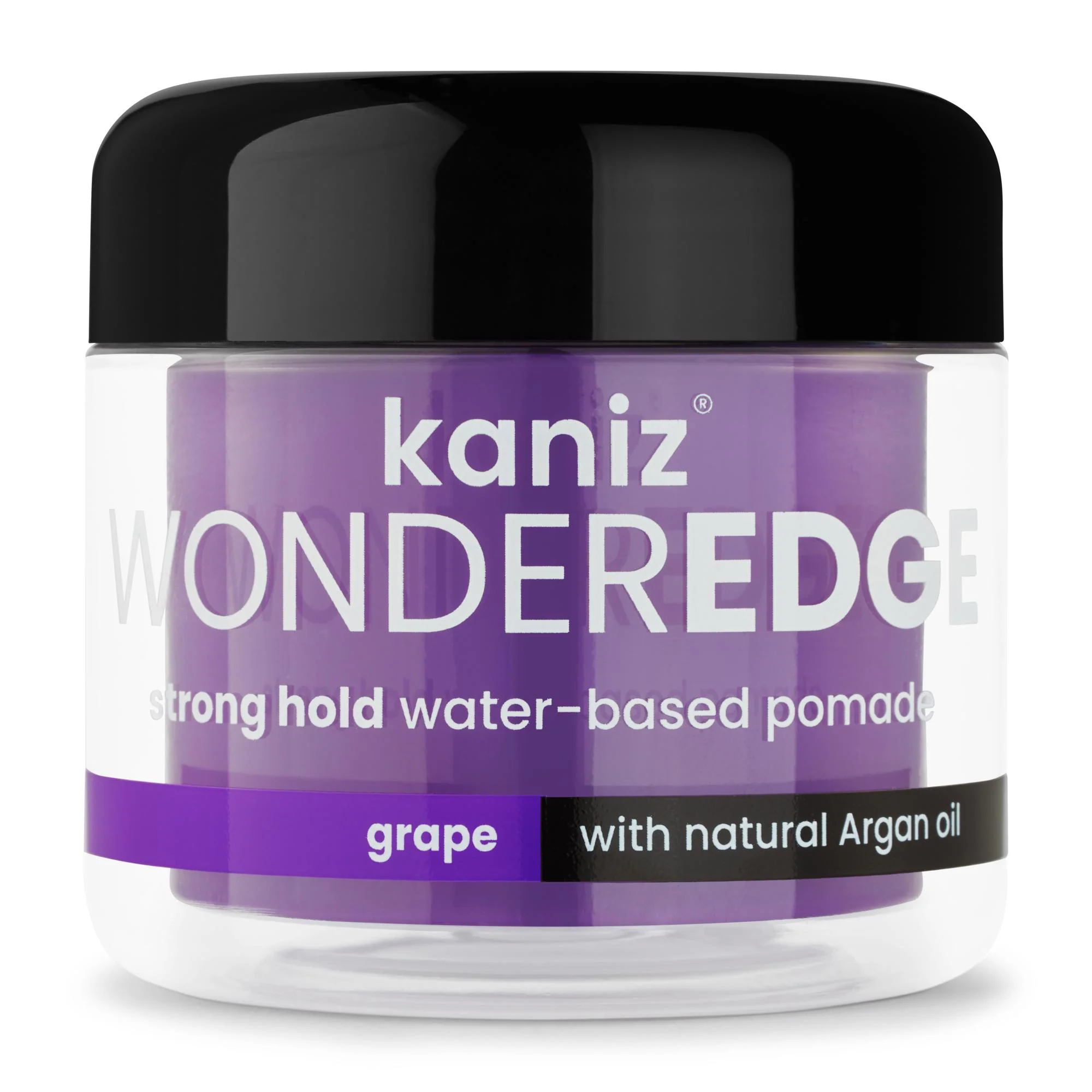 KANIZ WONDER EDGE SWEET PEACH SCENT STRONG HOLD WATER BASED POMADE 120ML - Image 9