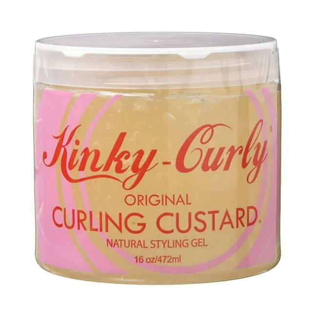 Kinky Curly Original Curling Custard Natural Hair Styling Gel, - Image 4