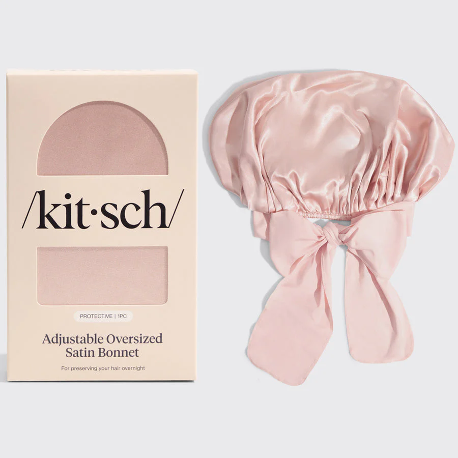 Kitsch Adjustable Oversized Satin Bonnet - Image 4