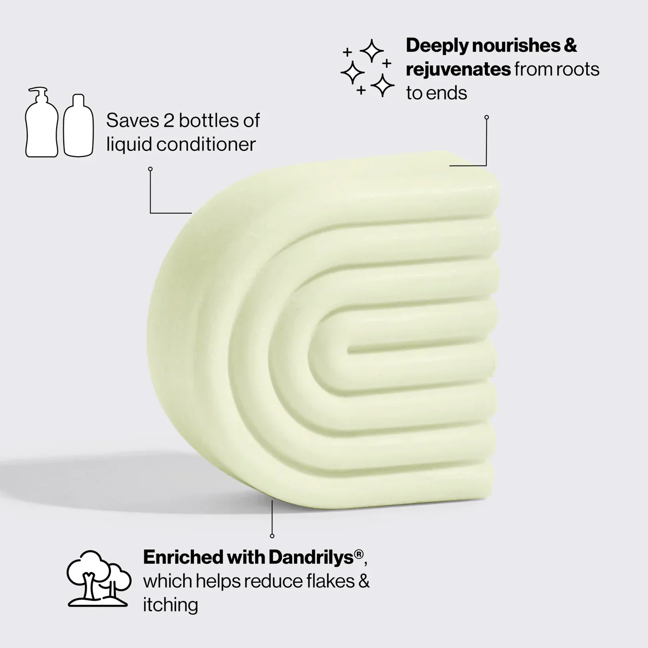 Kitsch Anti Dandruff Clarifying Conditioner Bar 77g - Image 5
