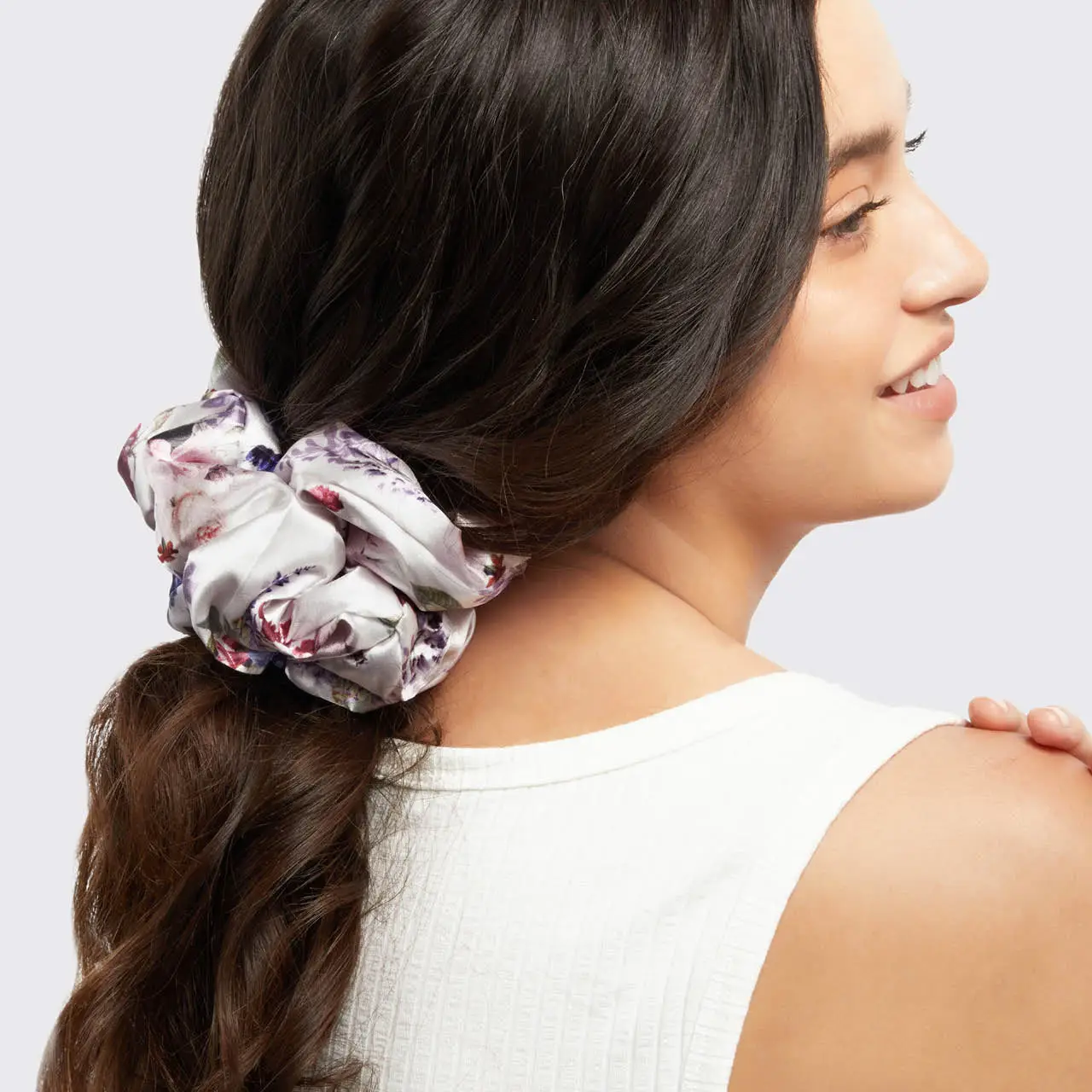 Kitsch Bridgerton X Kitsch Satin Pillow Scrunchies - Floral - Image 2