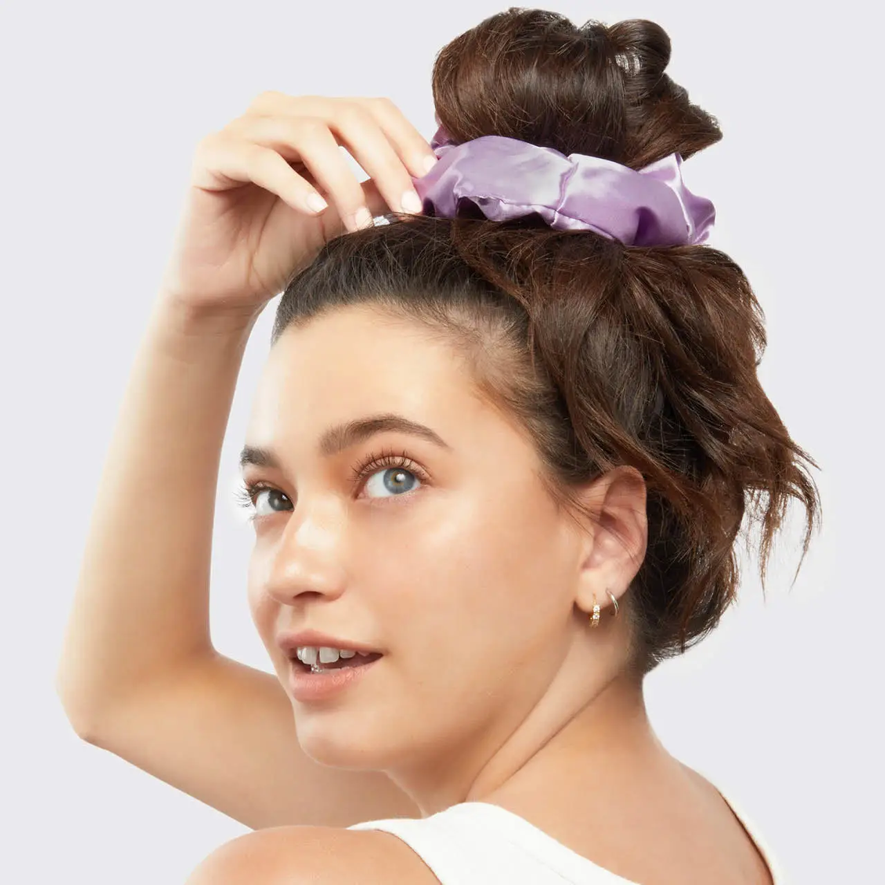 Kitsch Bridgerton X Kitsch Satin Pillow Scrunchies - Floral - Image 5