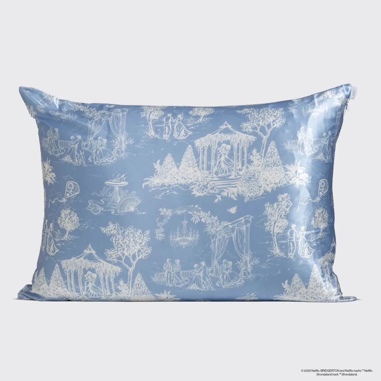 Kitsch Bridgerton X Satin Pillowcase in Garden Toile - Image 6