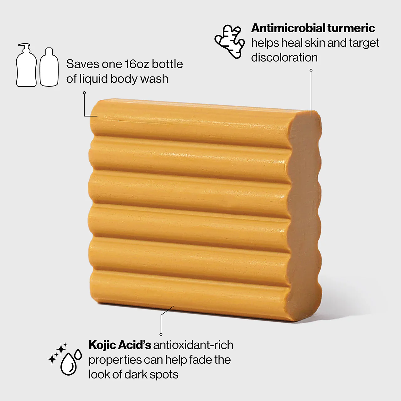 KitschBrightening Kojic Acid Sold Face & Body Wash 114g - Image 3