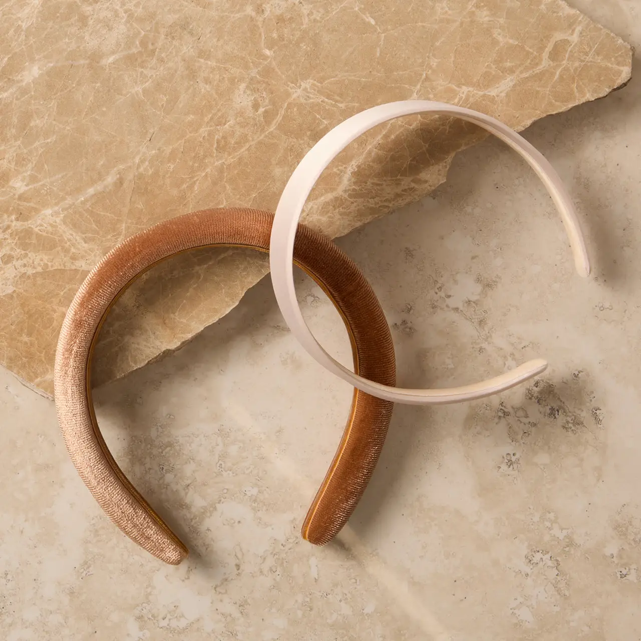 KitschCream & Camel Satin & Velvet Headbands - Image 3