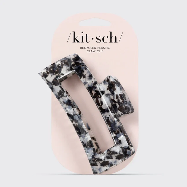 Kitsch Eco-Friendly Jumbo Open Shape Claw Clip - Black - Image 3