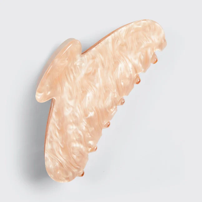 Kitsch Eco-Friendly Marble Claw Clip - Blonde - Image 5
