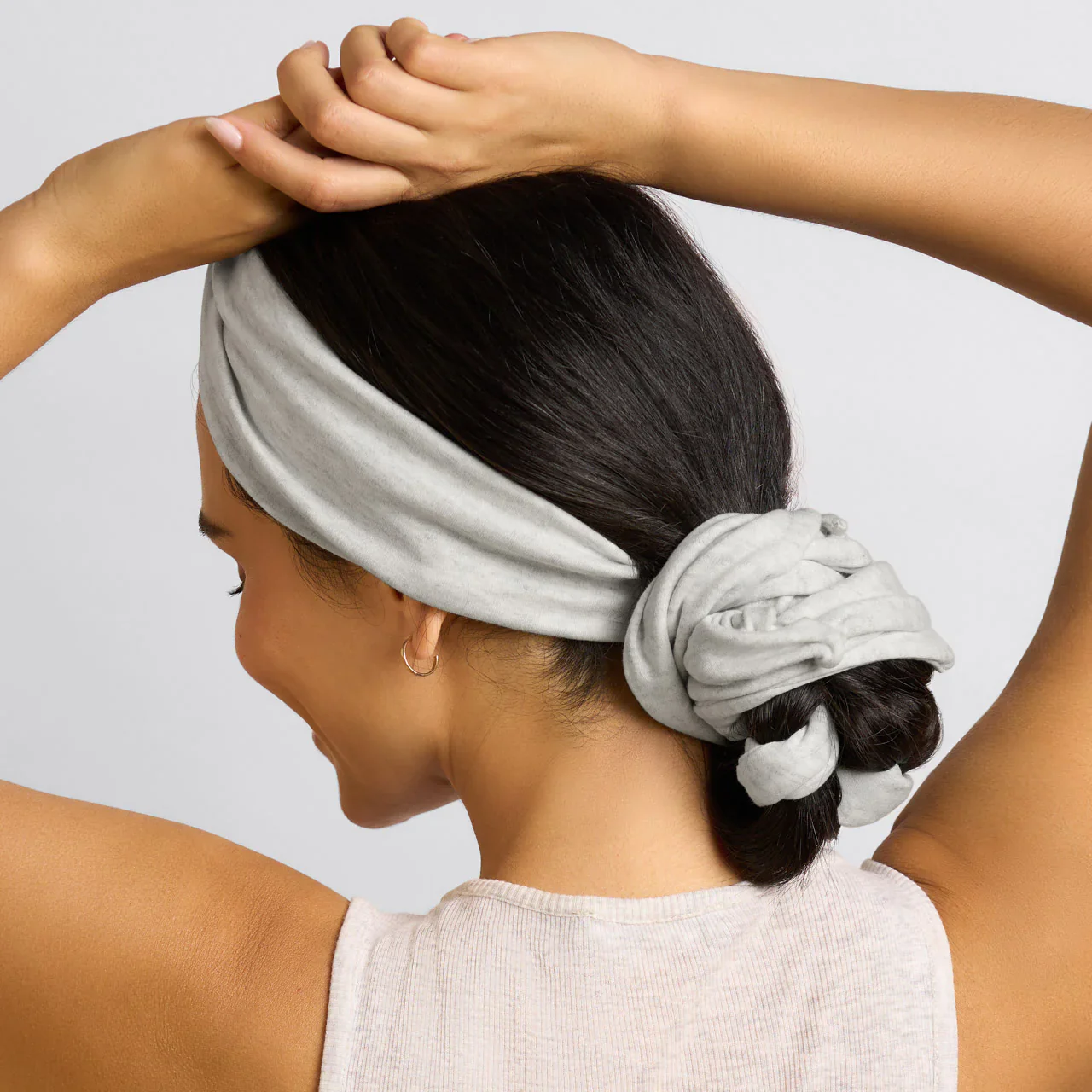 Kitsch Heather Gray Set & Flow Active Curling Headband - Image 6