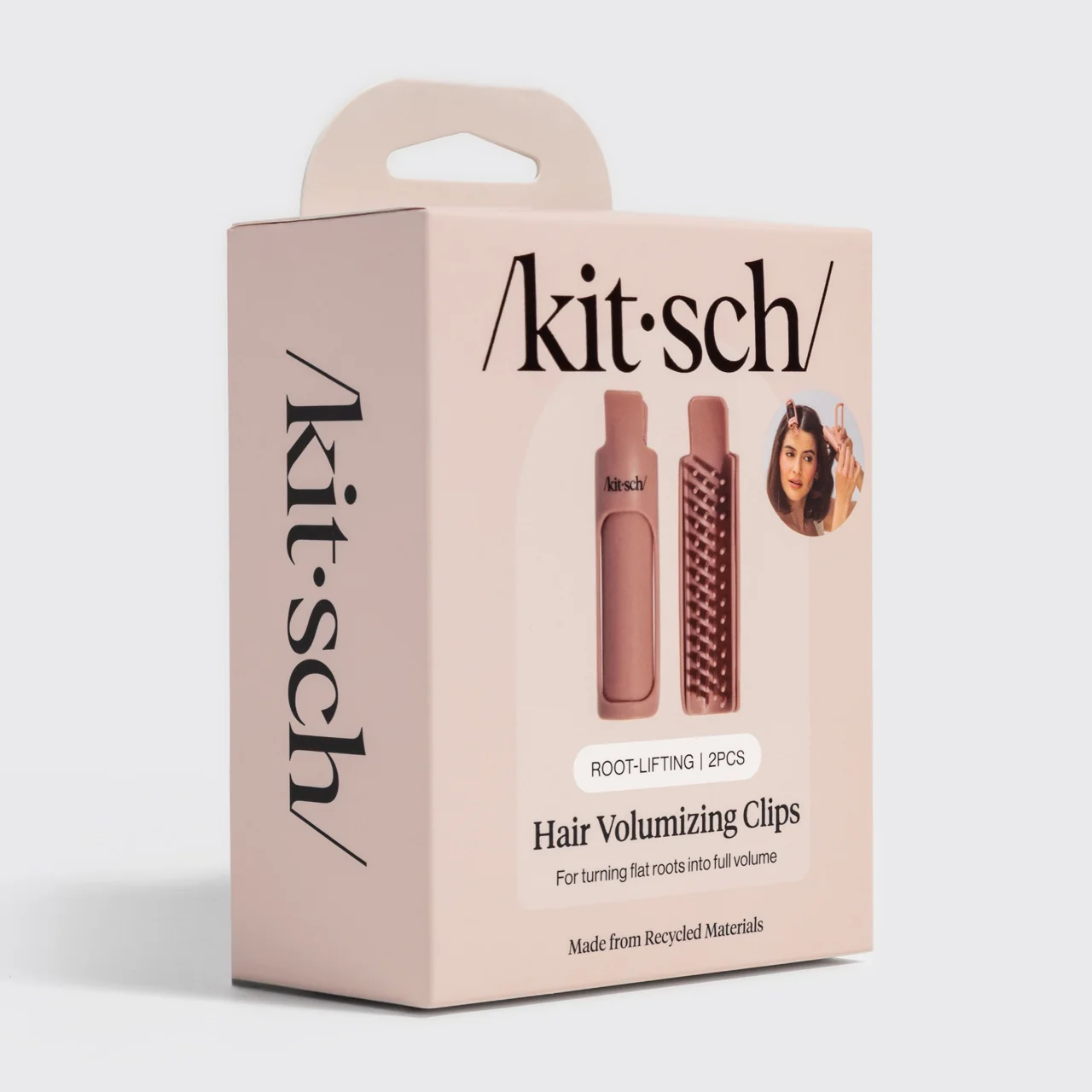 Kitsch Kitsch Hair Volumizing Clip 2pc Set - Terracotta - Image 2