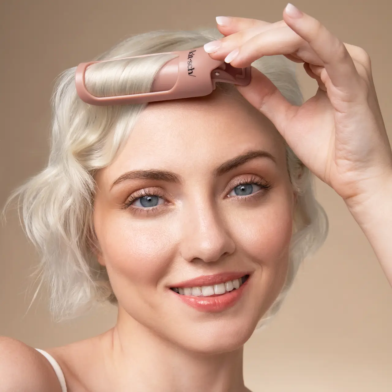 Kitsch Kitsch Hair Volumizing Clip 2pc Set - Terracotta - Image 3