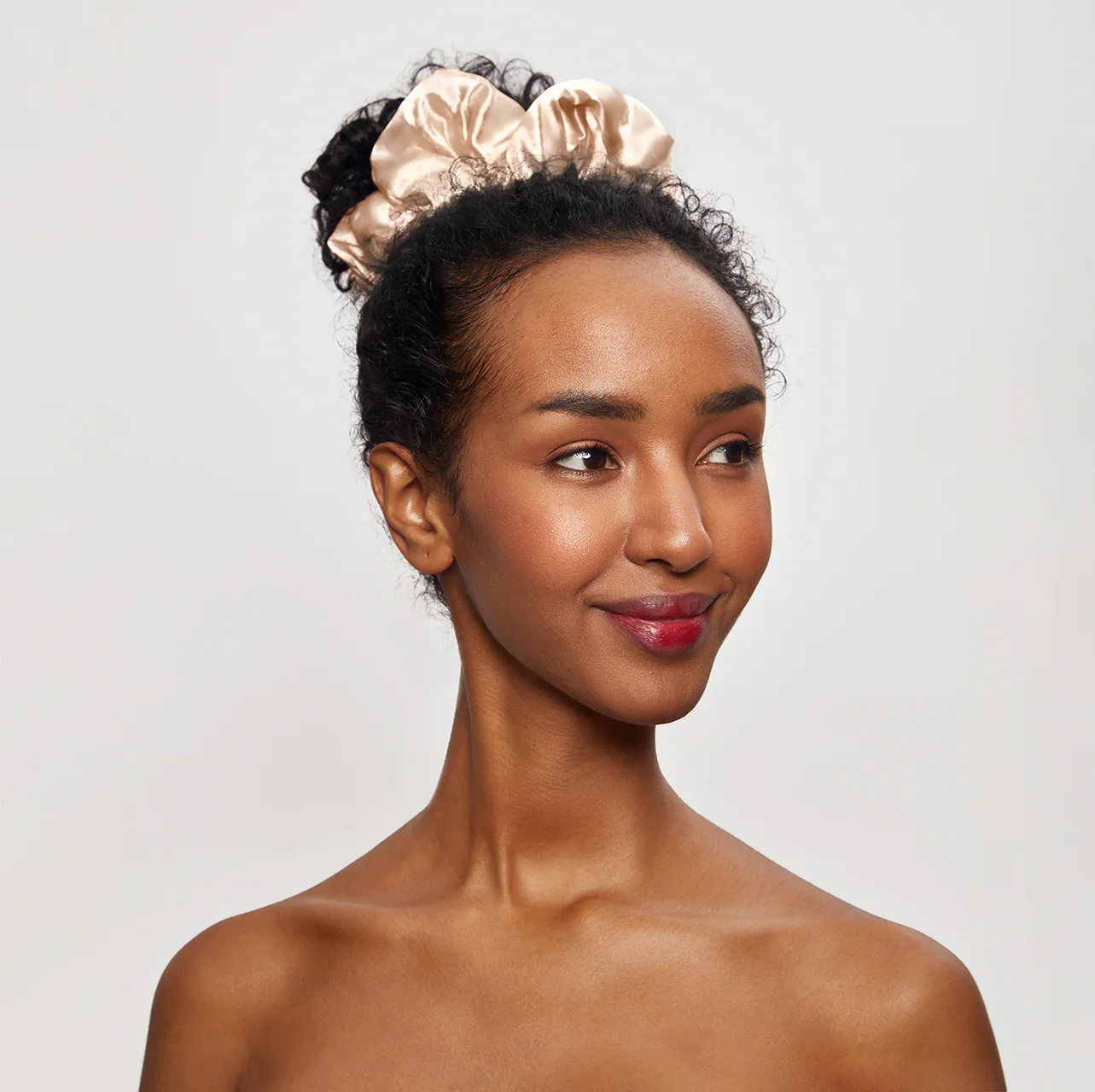 Kitsch Limited Edition Champagne Satin PIllow Scrunchie - Image 5
