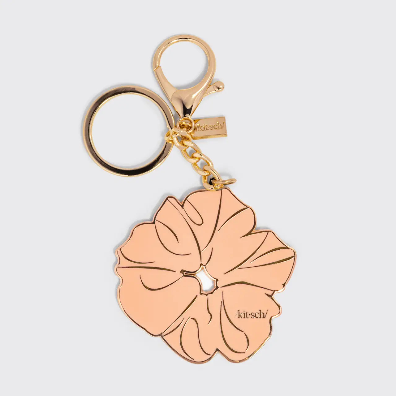 Kitsch Metal Enamel Keychain Scrunchie - Terracotta - Image 6